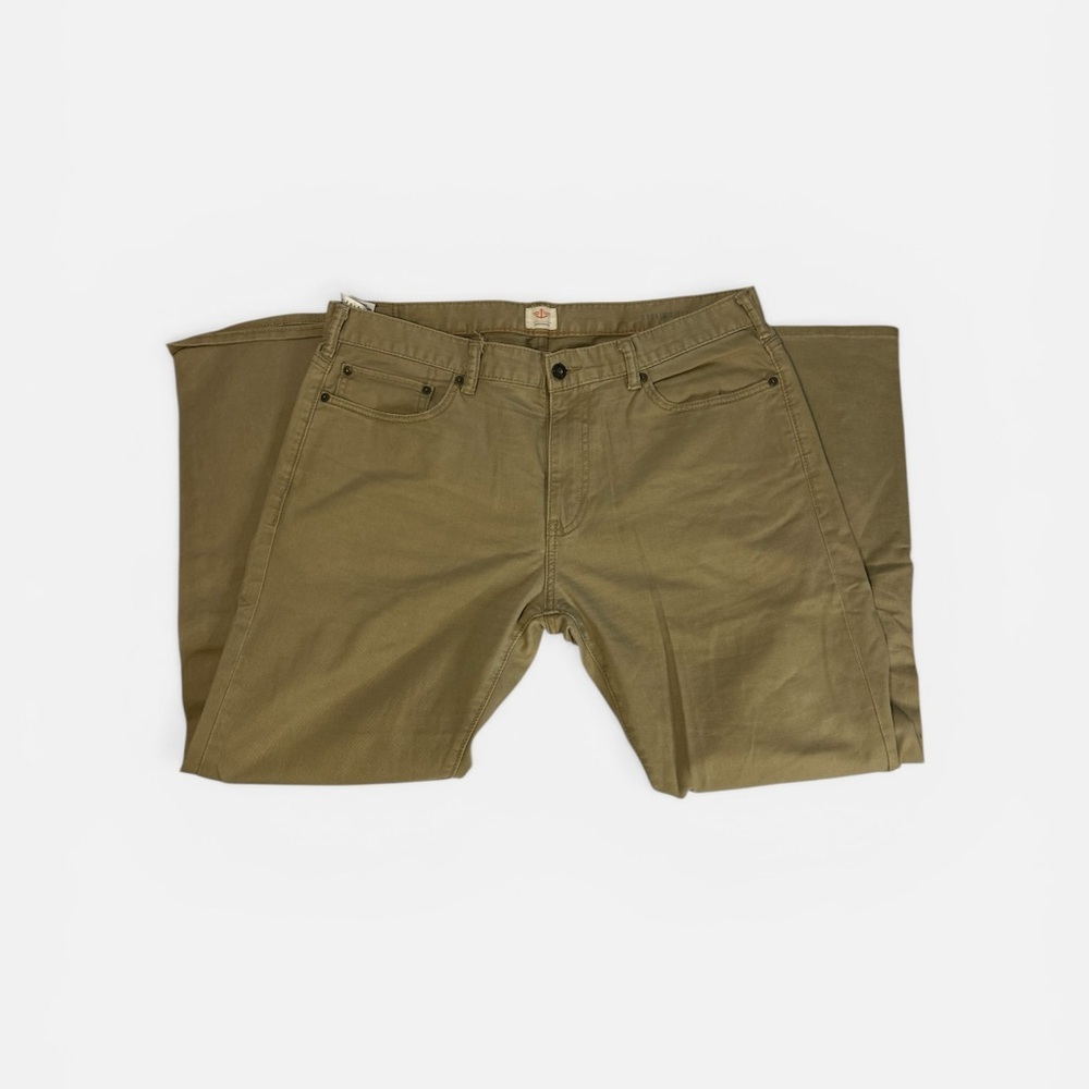 Dockers Khaki Slim Straight Pants | Classic Neutral Everyday Casual Workwear